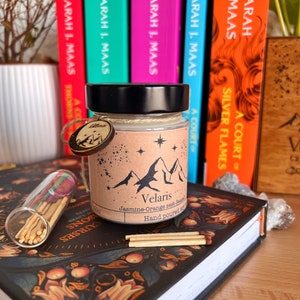 Velariss candle-100% soy wax candles-Bookish and Literary Inspired candle-book inspired candles -Vegan Candle