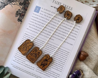 Marcador de bolsita de té para amantes de los libros, regalo de lectura, accesorio de libros, regalo de té, cita de libro para amantes del té, regalo de libro, accesorio de té acogedor, té caliente, divertido