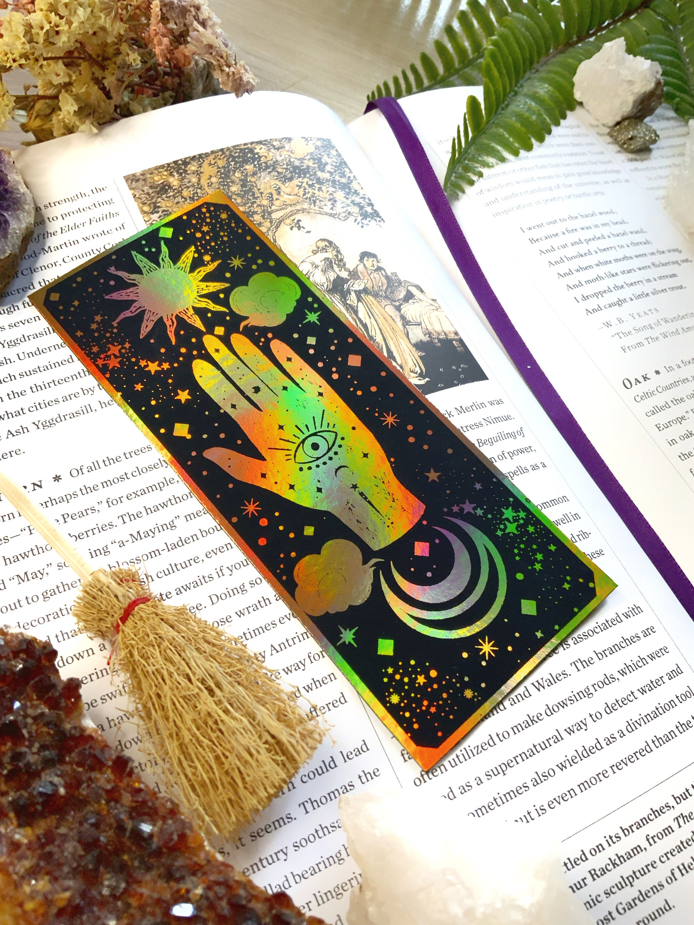 Bookmarks Set of 3 (450gsm) | Illustrated Bookmarks | Magical Bookmarks ...