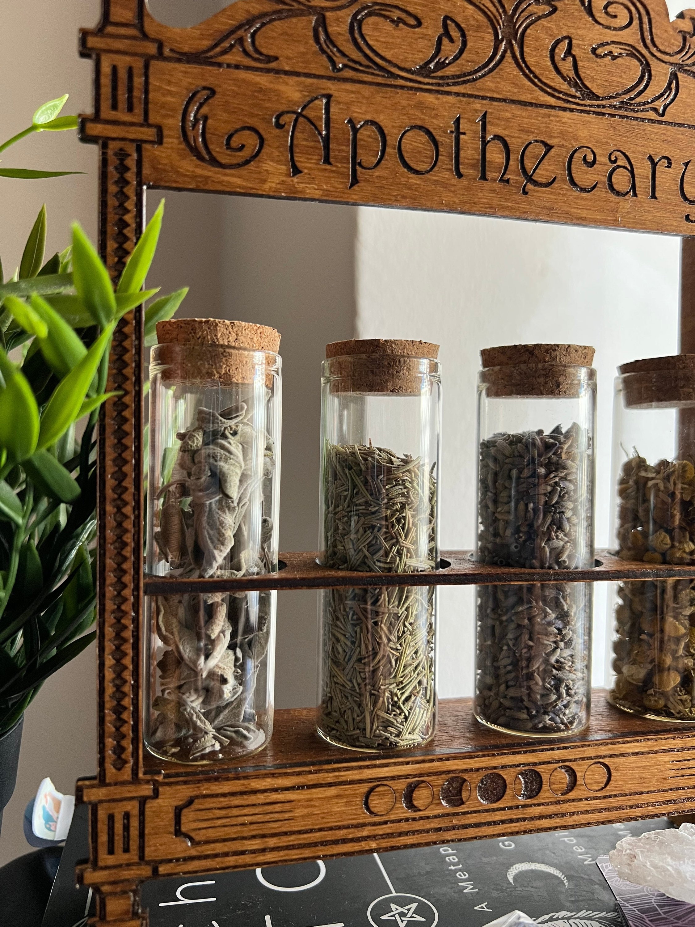 Apothecary Stand for Herbs and Potions, Apothecary Cabinet- Apothecary ...