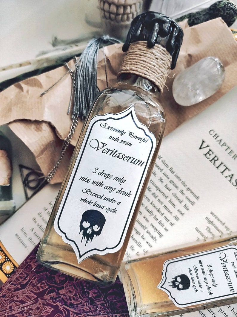 Veritaserum A Color Change Magical Potion Bottle Apothecary Etsy