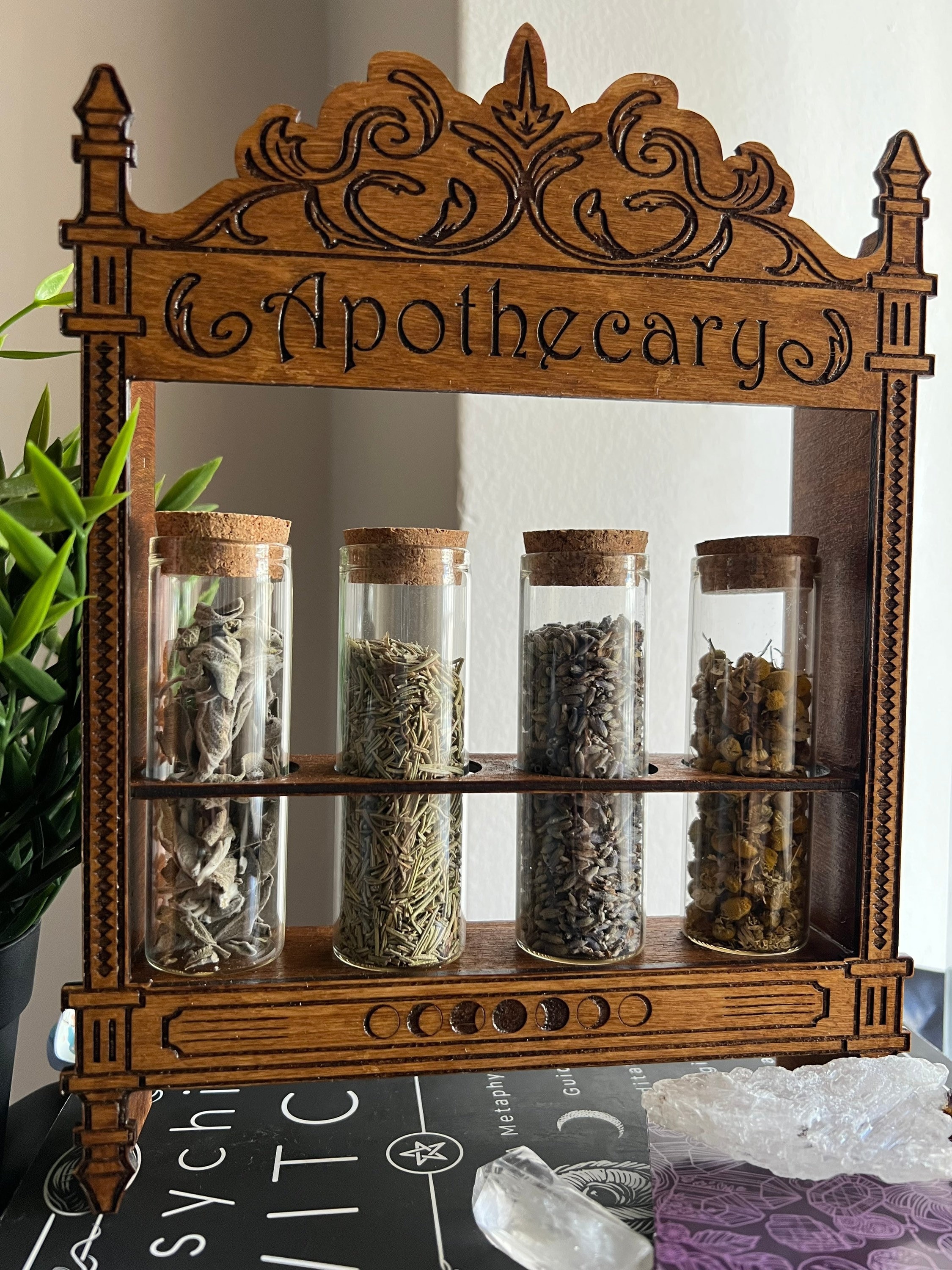Apothecary Stand for Herbs and Potions, Apothecary Cabinet- Apothecary ...