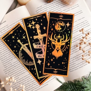 Belebee 40Pcs Holographic Transparent Bookmark, Castle Window Shiny Glittery Ice - View #11