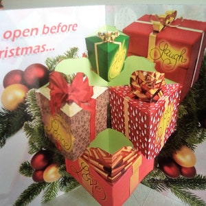 Carte de Noël pop-up bricolage