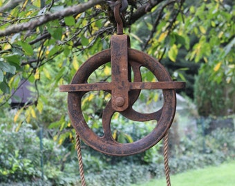 antique iron wheel hanging basket flower basket cast iron country house decoration