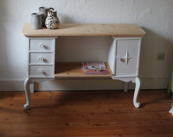 antique all-round furniture console table desk sideboard shabby