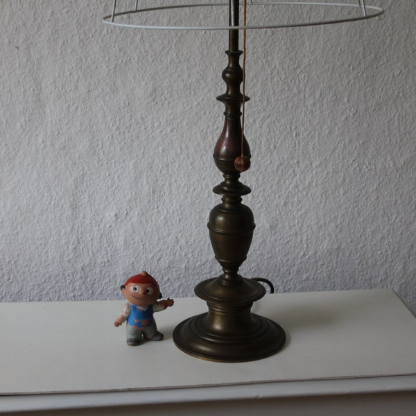 Tischlampe Lampenfuß Messing Barock Vintage