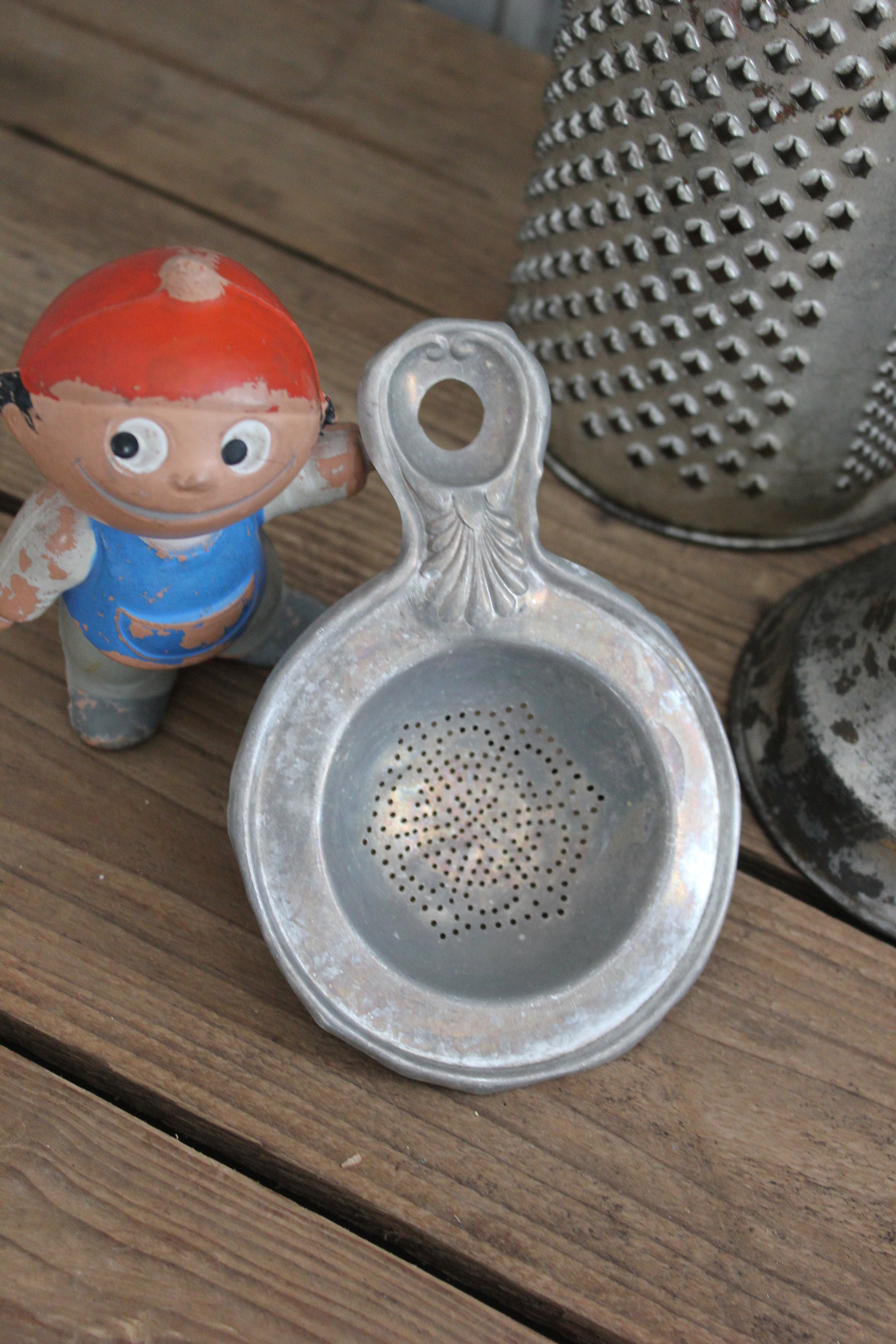 Kitchen decoration country house 3part. Grater funnel tea | Etsy