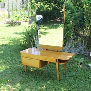 Schminkkommode Spiegel mid century