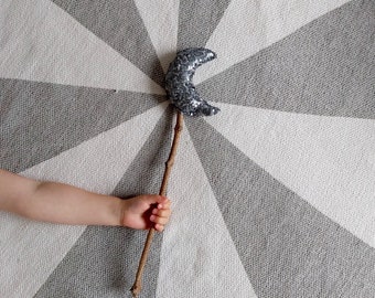 sequin moon wand