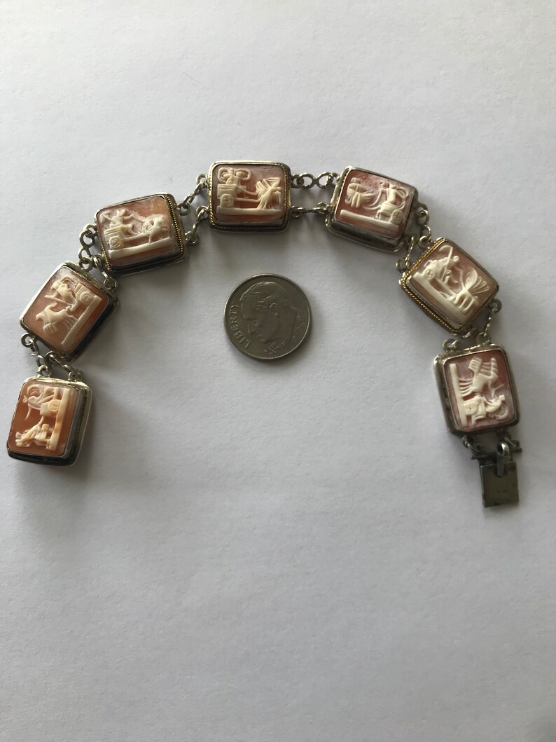 Vintage Cameo Bracelet Etsy