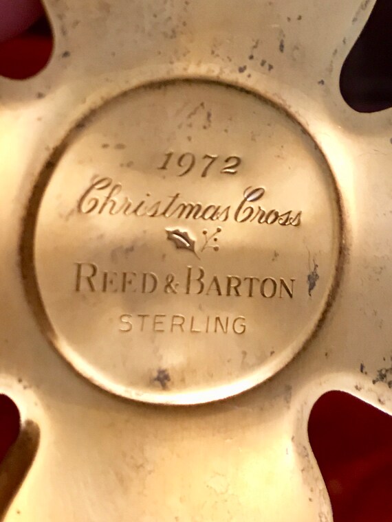 Vintage Reed and Barton 1972 Sterling Christmas C… - image 4