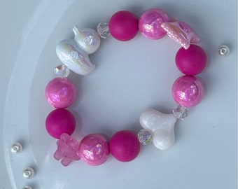 Miracle pearl bracelet with magic shine and duck pearl