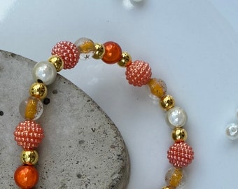 Miracle pearl bracelet with magic shine