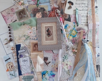 Junk Journal, Ergänzungs Set 27 Teilig, Utensilieo, Scrapbooking-Zubehör, Tage Buch