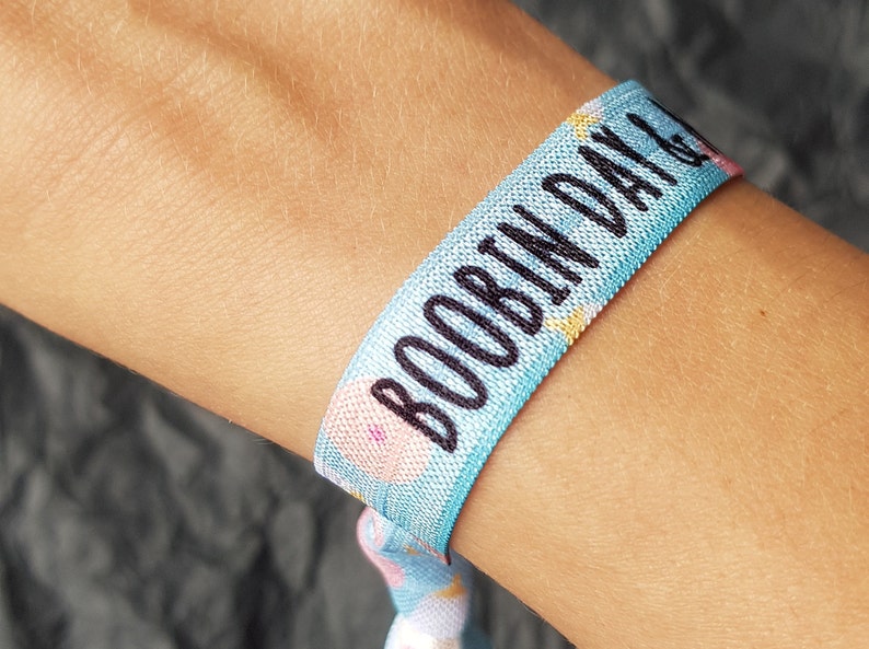 Nursing Breastfeeding Bracelet Wristband Boobi Bands Etsy