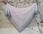 Crochet Cloth quot Grey Mouse quot