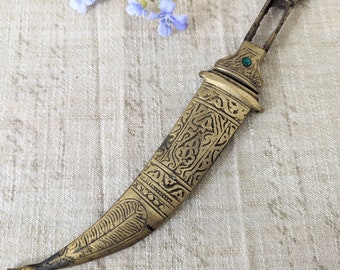 Vintage letter opener dagger Turkey - Brocante - Collector's item