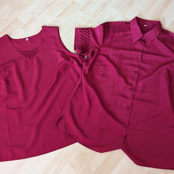 Vintage Twinset Bluse und Top in Gr. 50