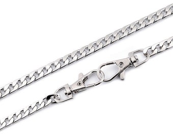 Chain flat for handbags length 115-120 cm bag handle shoulder chain for clothing