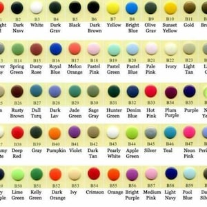 50 Stück (200Teile) matte original Kam Snaps T5 Druckknöpfe nähfrei 60 Farben