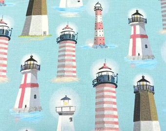 Cotton fabric lighthouse from 0.5 m American cotton