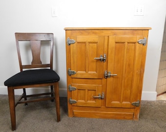 Early 20th Century 4-door Oak Ice Box - Etsy