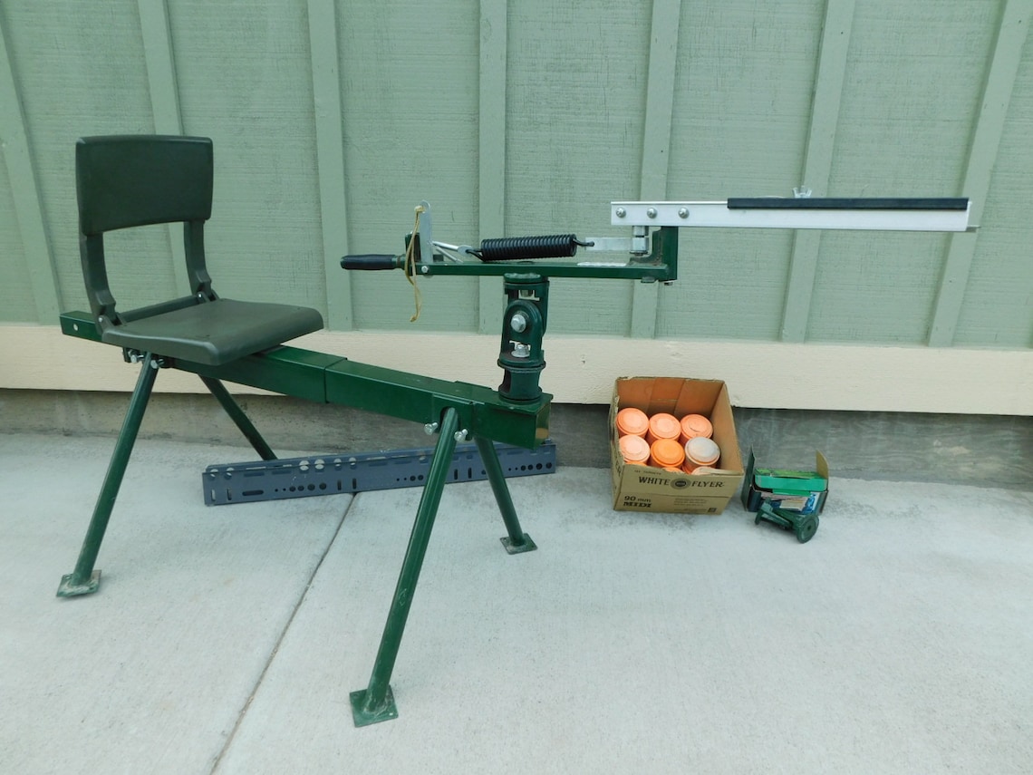 Clay Pigeon Thrower Sit Down w Access Etsy