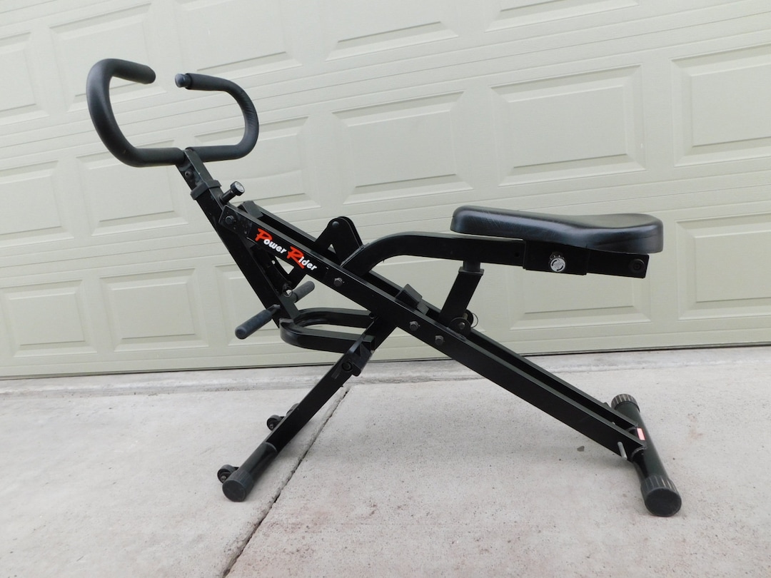 Power Rider Total Abs Crunch Workout Cardio Glide Exercise Etsy