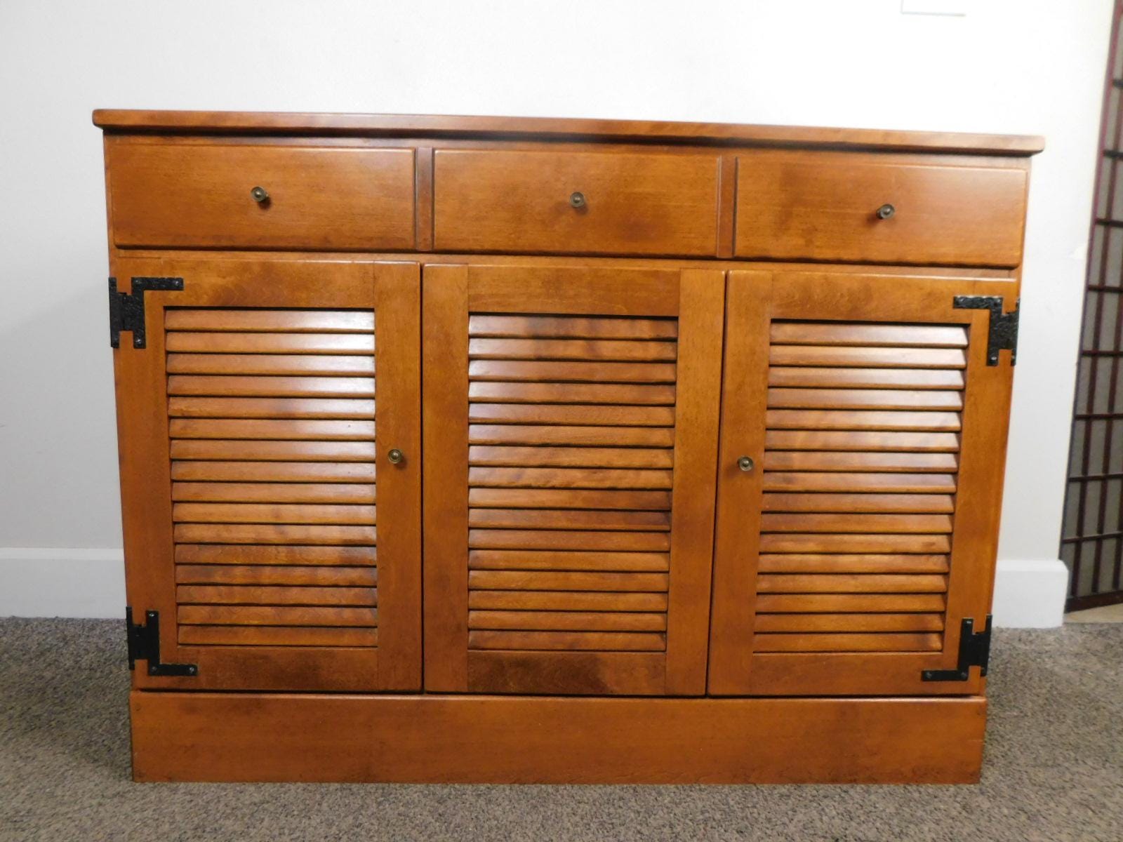 ETHAN ALLEN オーディオキャビネット　左右セット USAヴィンテージ ETHAN ALLEN オーディオキャビネット 左右セット USAヴィンテージ