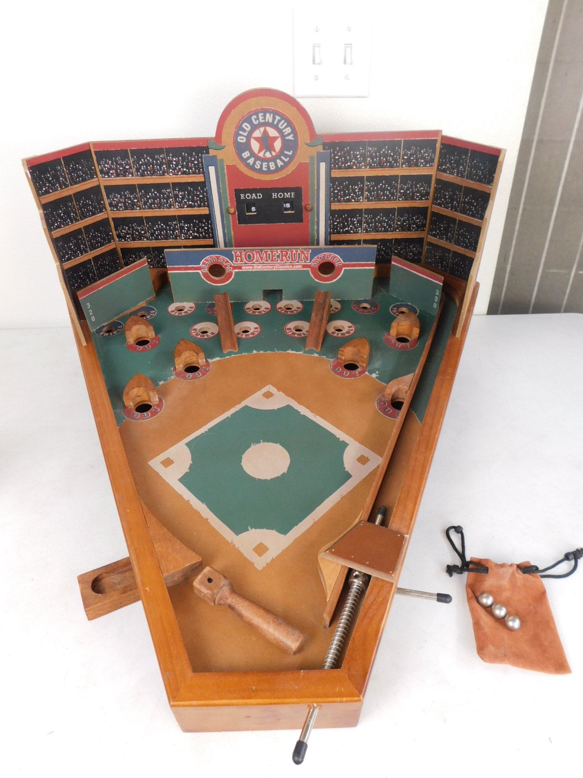 US輸入雑貨 OLDCENTURY CLASSIC BASEBALL 木製野球盤 Old Century Classics 26