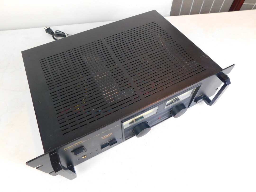 Vintage WORKING Rack Mountable Radio Shack MPA-200 100 Watt Amplifier ...
