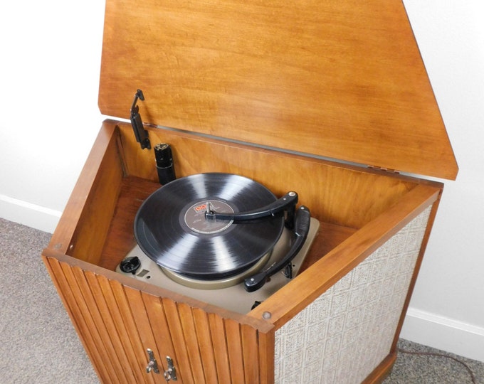 Vtg 50s Working Mid Century Westinghouse Record Player Turntable