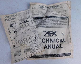 Download Manual: Aurora Slot Cars 1976 AFX Technical Manual and Instruction Sheet 17pp