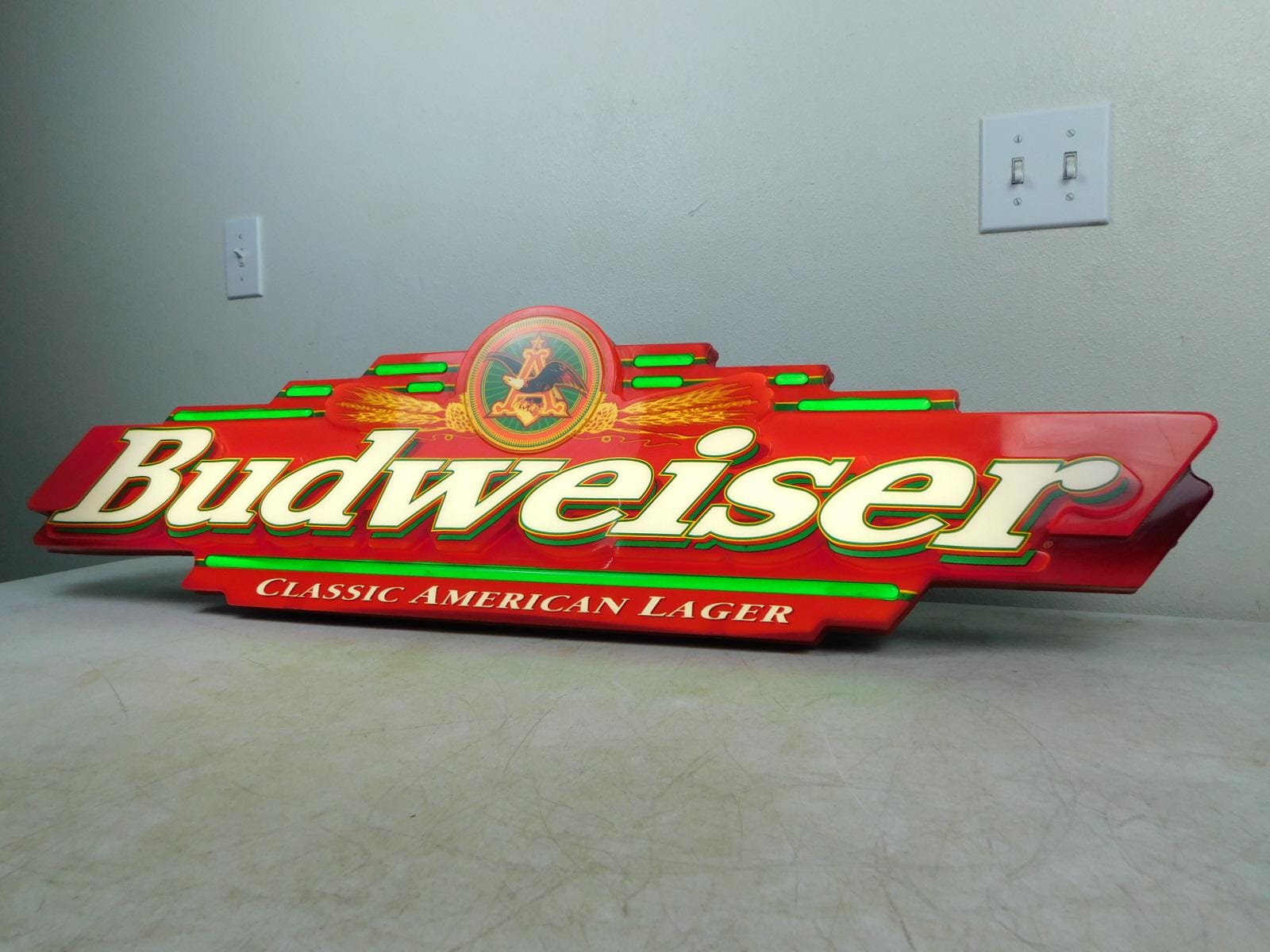 Vintage Budweiser Wall Light - Etsy