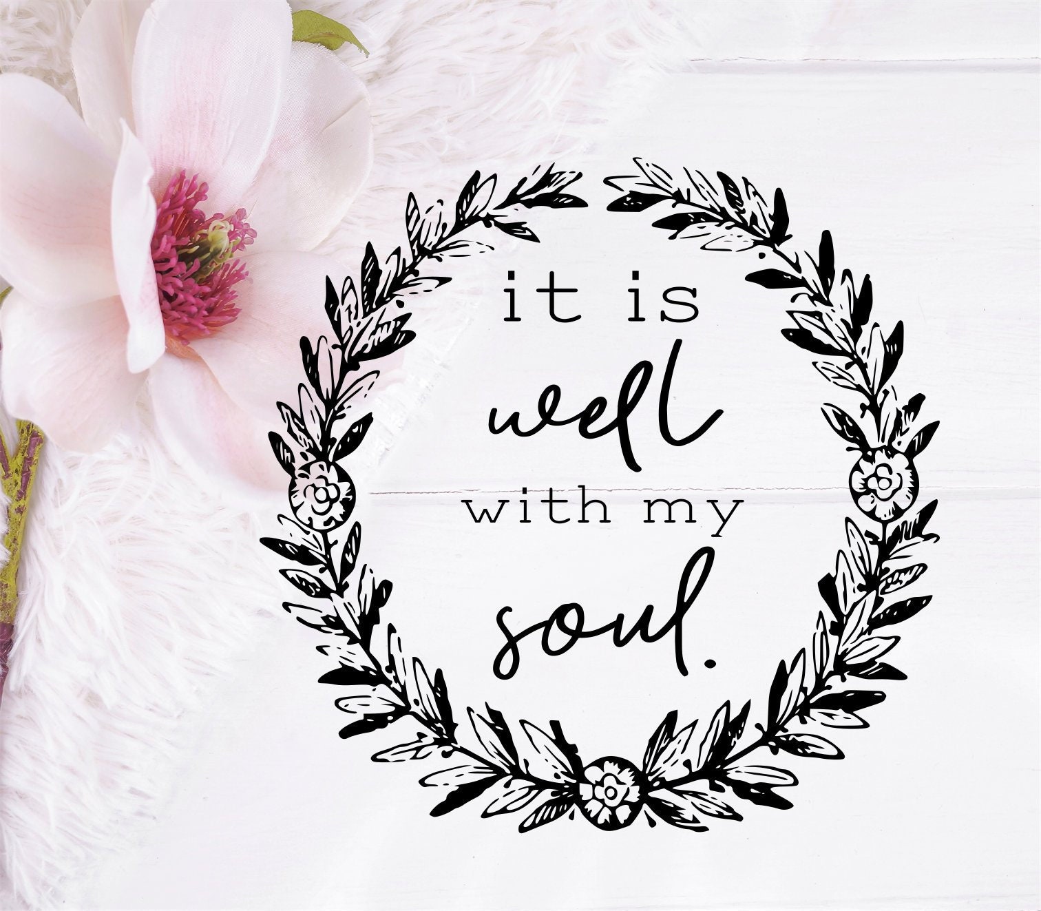It is Well SVG Bundle, It is Well PNG, It is Well DXF, It is Well With ...