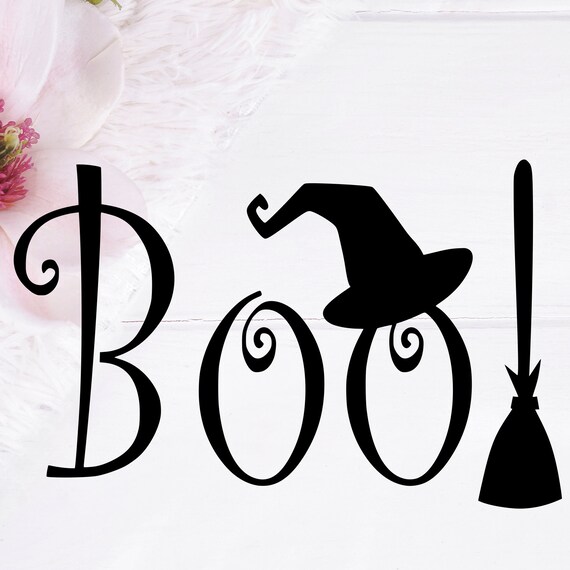 Halloween Dxf Boo Svg Witch Cut File Halloween Png Boo Cut File Boo Png Halloween Svg Witch Cricut Svg Boo dxf Halloween Cruicut