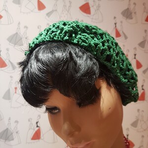 Hair net dark green image 2