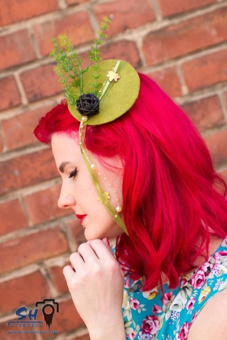 Fascinator Herbstlaub Bild 2