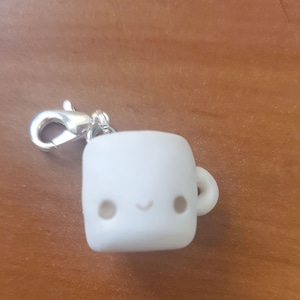 Kawaii mini coffee mug charm