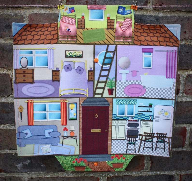 House Travel Play Mat Dolls House