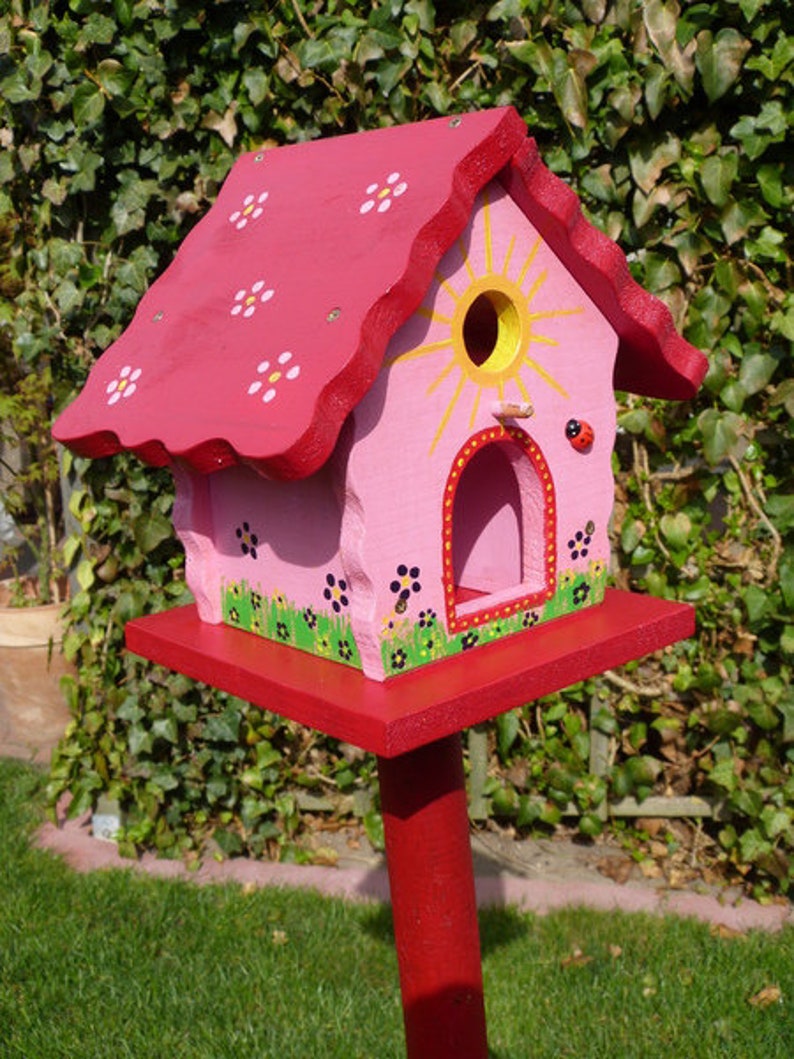 Buntes Vogelhaus Nistkasten Vogelvilla Vogelhäuser Etsy.de