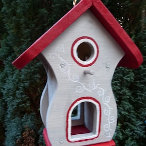 Großes buntes Vogelhaus, Nistkasten,Vogelhäuser Bild 1