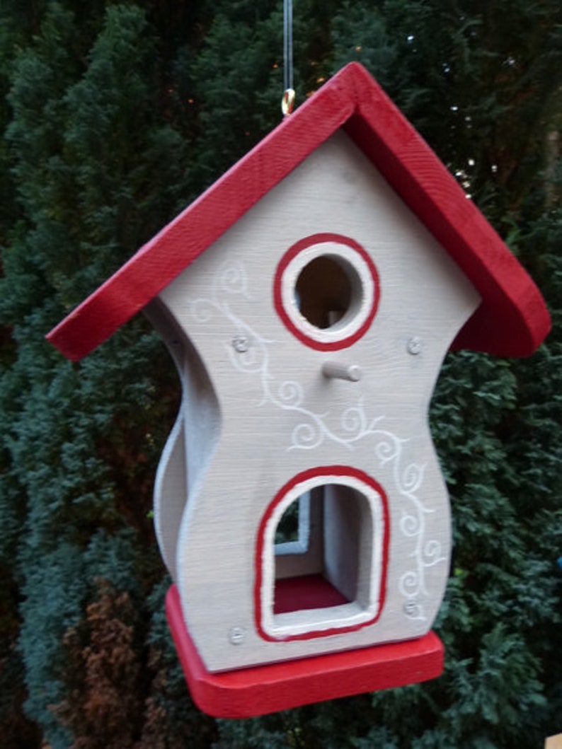 Großes buntes Vogelhaus, Nistkasten,Vogelhäuser Bild 1