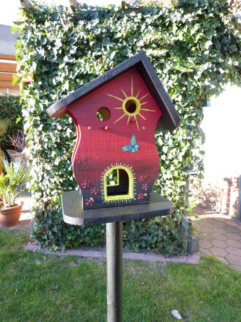 Large bird house nesting box bird villa bird houses image 1