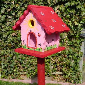 Buntes Vogelhaus Nistkasten Vogelvilla Vogelhäuser Bild 3