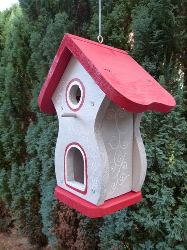 Großes buntes Vogelhaus, Nistkasten,Vogelhäuser Bild 2