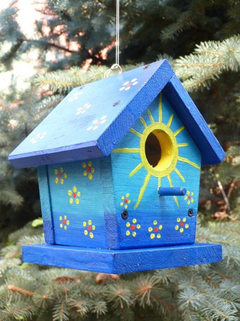 Birdhouse Nestbox Birdvilla Birdhouses Etsy