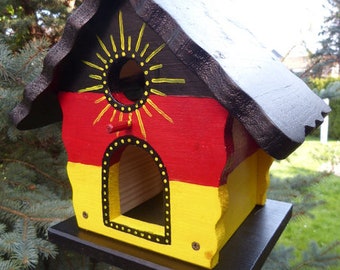 Buntes Vogelhaus, Nistkasten ,Vogelhäuser.