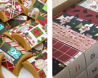 Schachtel-Adventskalender zum Befüllen wiederverwendbare Adventskalenderboxen nachhaltiger Adventskalender Mann Freund Mutter Kinder Kollege